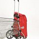 Obrázek pro Nákupní taška Andersen ROYAL SHOPPER® PEPE, červená, kolečko s kul.ložisky