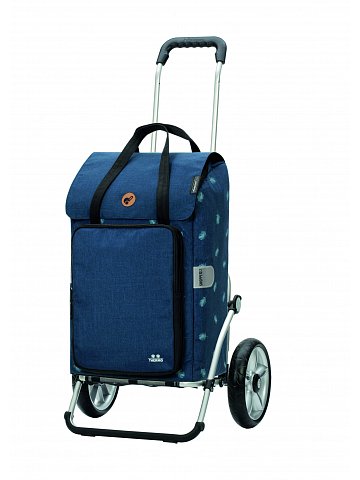 Nákupní taška na kolečkách Andersen Royal Shopper® Ivar, modrá, 44l, kolečka s kuličkovými ložisky