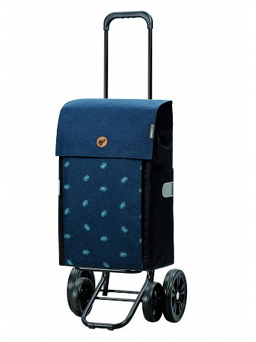 Nákupní taška na kolečkách Andersen Quattro Shopper Ando modrá