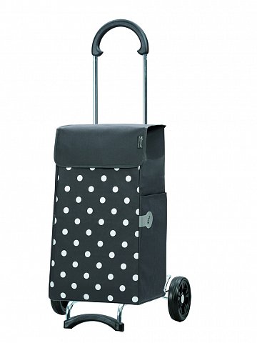 Nákupní taška na kolečkách Andersen SCALA SHOPPER® LIS, šedá, puntíky
