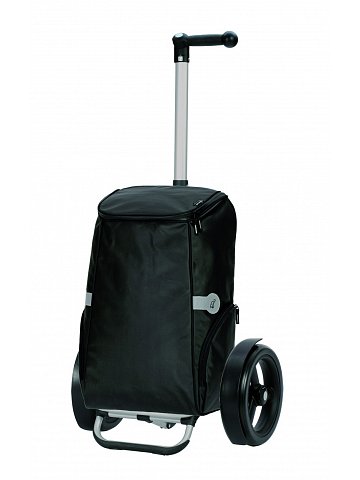 Nákupní taška Andersen TURA SHOPPER® RUNE, kolečka s kuličkovými ložisky, černá