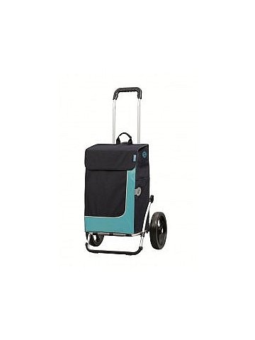 Nákupní taška Andersen ROYAL SHOPPER® MORO, modrá, kolečka nafukovací