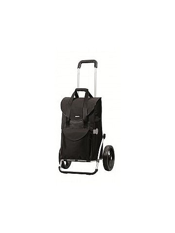 Nákupní taška Andersen ROYAL SHOPPER® SENTA, černá, kolečka nafukovací