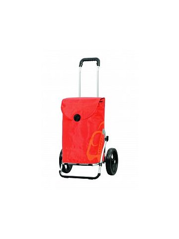 Nákupní taška Andersen ROYAL SHOPPER® PEPE, oranžová, kolečka nafukovací
