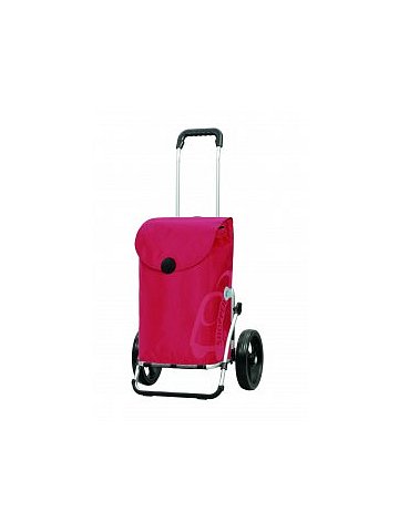 Nákupní taška Andersen ROYAL SHOPPER® PEPE, červená, kolečka nafukovací