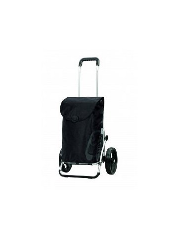 Nákupní taška Andersen ROYAL SHOPPER® PEPE, černá, kolečka nafukovací