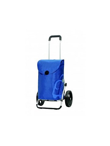 Nákupní taška Andersen ROYAL SHOPPER® PEPE, modrá, kolečka nafukovací
