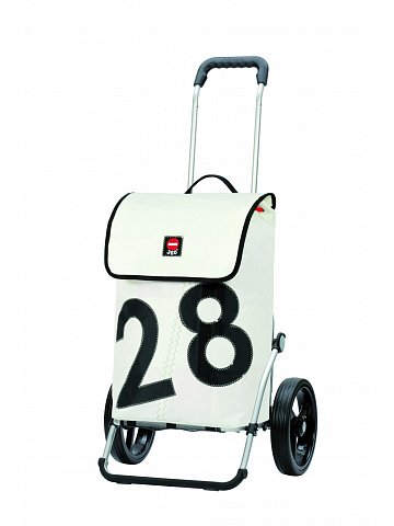 Luxusní taška na kolečkách Andersen ROYAL SHOPPER® 360° LUV 28, kolečko standard, bílá, 40l