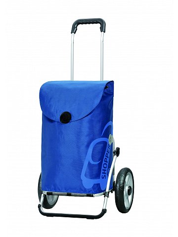 Nákupní taška Andersen ROYAL SHOPPER® PEPE, modrá, kolečko s kul.ložisky