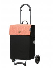 Nákupní taška na kolečkách Andersen SCALA SHOPPER® VIDE, oranžová, 47l