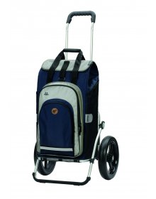 Nákupní taška na kolečkách Andersen Royal Shopper Hydro 2.0 modrá, kolečko s kul. ložisky 29 cm