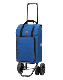 Nákupní taška na kolečkách  Andersen Quattro Shopper Ipek Bo modrá, 45l