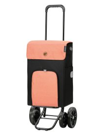 Nákupní taška na kolečkách  Andersen Quattro Shopper Ipek Ib oranžová, 49l