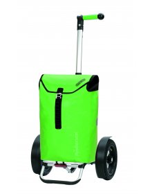 Taška na kolečkách Andersen TURA SHOPPER® ORTLIEB, nafukovací kolečka s kuličkovými ložiskami, zelená